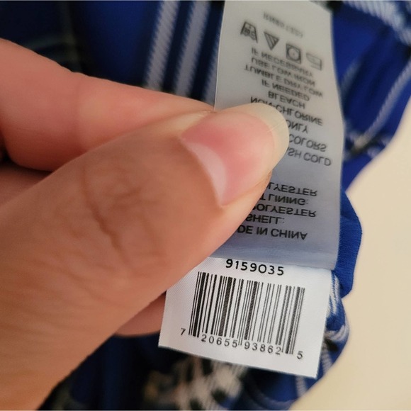 Vince Camuto Women's Extend Shoulder Highland Plaid Size Small - Picture 4 of 7